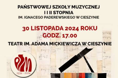 Galowy Koncert Jubileuszowy z okazji 90-lecia PSM w Cieszynie